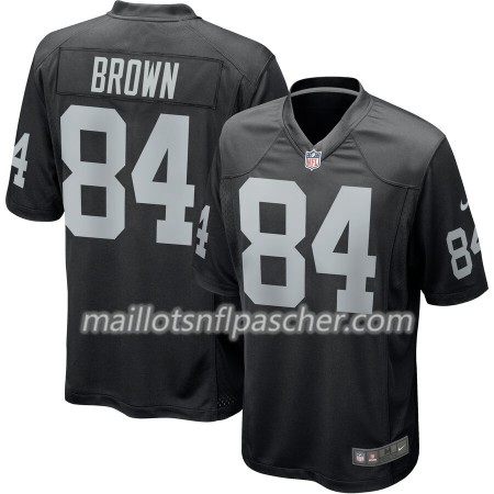 Maillot Oakland Raiders Antonio Brown 84 Nike Noir - Homme Maillot Oakland Raiders Antonio Brown 84 Nike Noir - Homme